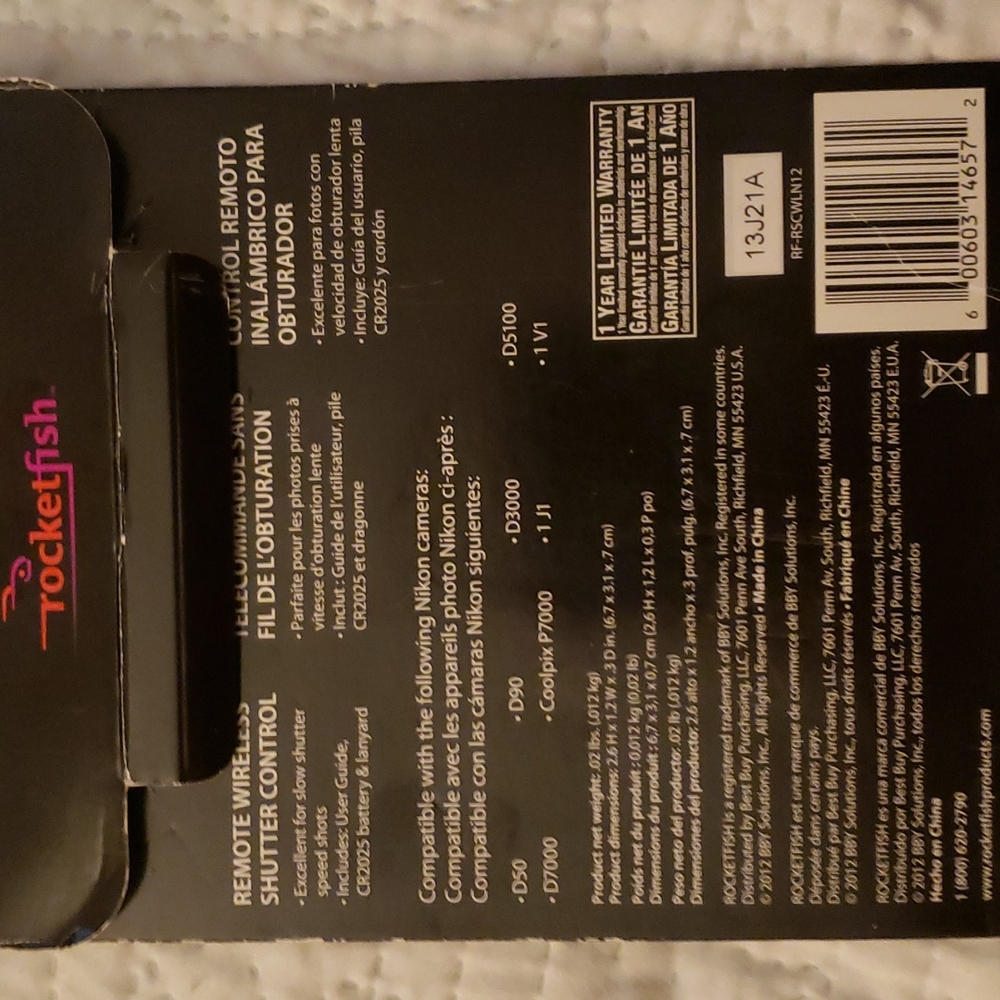 Nikon Camera Remote Wireless Shutter Control - Picture 5 of 11